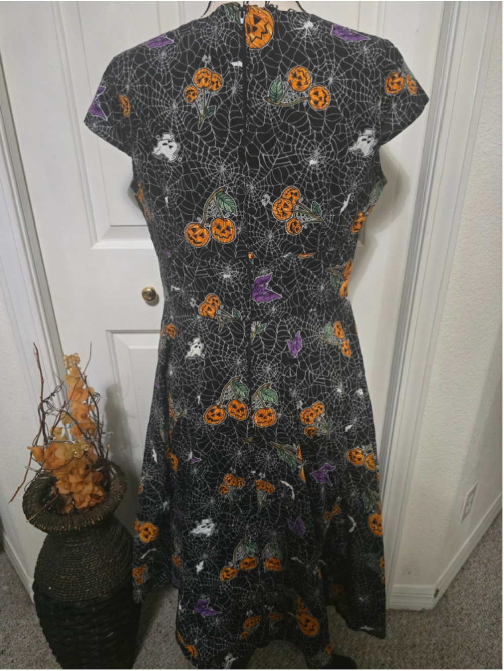 Hell Bunny Halloween Hex Dress Size XL EUC - Picture 3 of 5